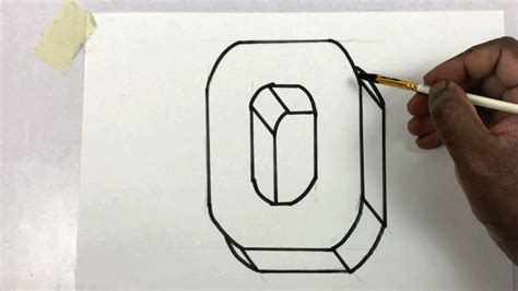 Draw letter O in 3D for assignment and project work | Alphabet O ...