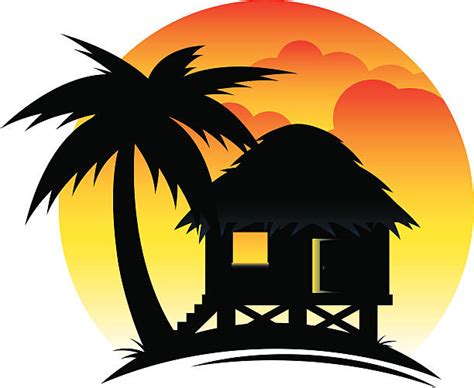 Houses On Stilts Silhouettes Illustrations, Royalty-Free Vector Graphics & Clip Art - iStock