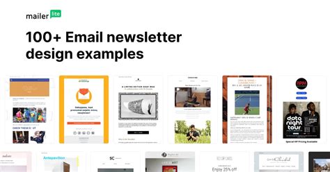 100+ Email Newsletter Design Examples - Gallery - MailerLite