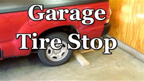 Vehicle Wheel Stop - Positive Parking Indicator For your Garage - YouTube