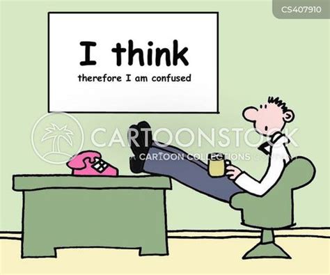 Rene Descartes Cartoons and Comics - funny pictures from CartoonStock