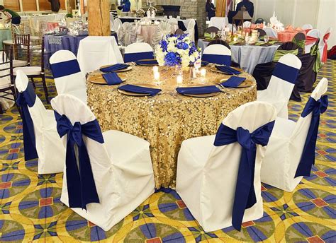 Bayview Event Center - Bridal Tasting 2014 - 1 | Blue wedding decorations, Gold wedding ...
