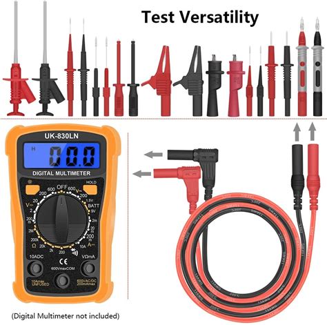 Test Leads, Multimeter Electronic Test Leads Kit Professional Digital ...