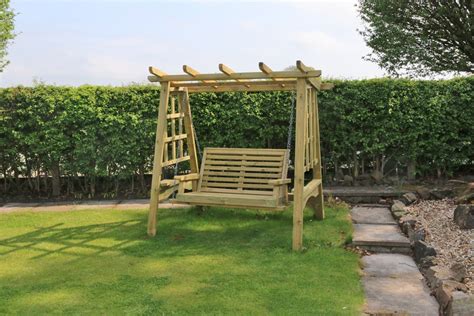 Pergola Swing For 2 Adults - Outdoor Wooden Furniture SW105