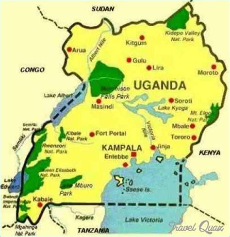 Uganda Map Tourist Attractions - http://travelquaz.com/uganda-map-tourist-attractions.html ...