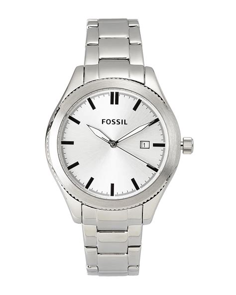 Fossil Bq3183 Silver-Tone Watch in Metallic for Men - Lyst