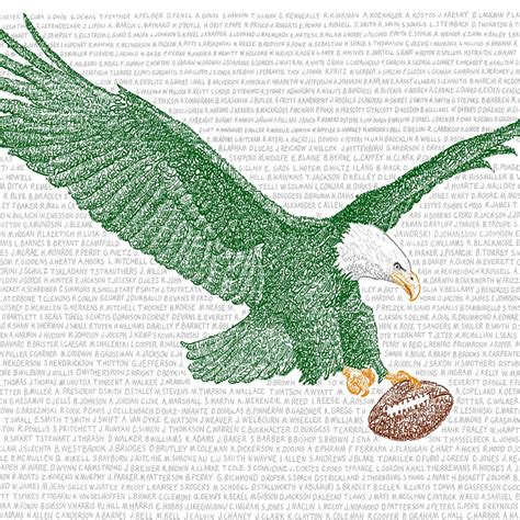 Check out these Eagles drawings by a local artist - Bleeding Green ...