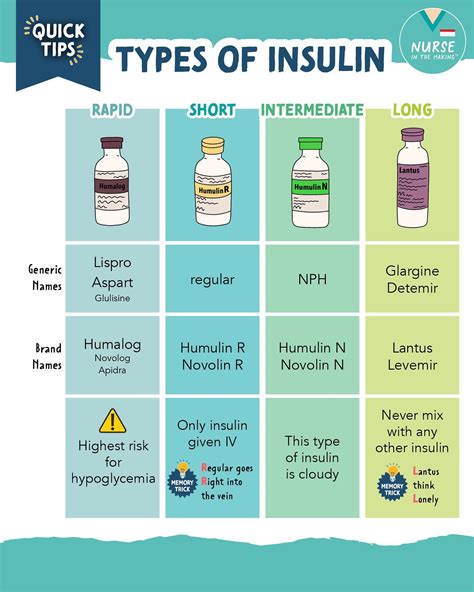 Types of Insulin 💉 Diabetes Study... - Nurse In The Making