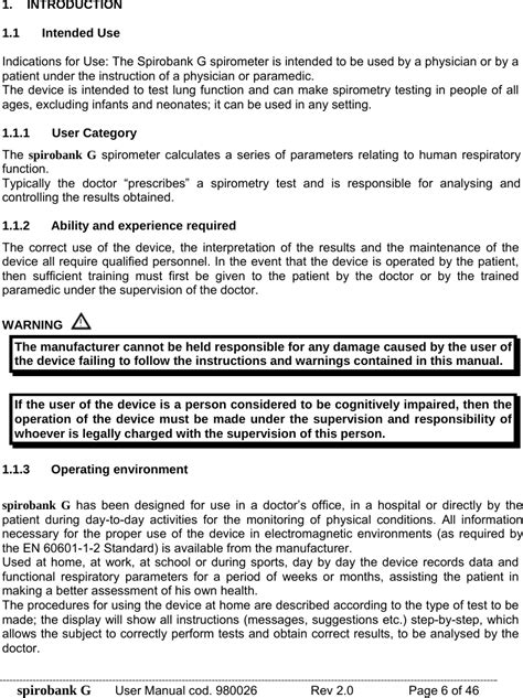 MIR Medical Research MIR024 spirometer device User Manual SBGUSB ENG ...