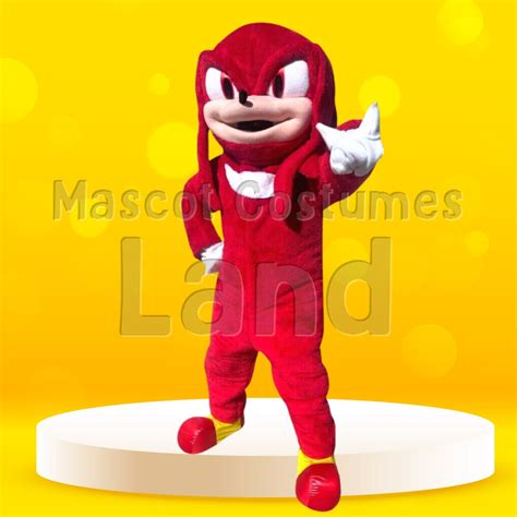 Knuckles Mascot Character Costume Cosplay Halloween Party - Etsy