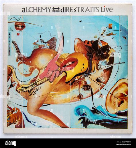 LP cover of the Alchemy Dire Straits Live album, which was released in 1984 Stock Photo - Alamy