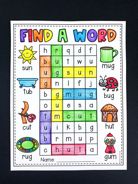 Find a Word Phonics Worksheets - CVC, Long Vowels, Digraphs, Blends & More! | Phonics, Math ...