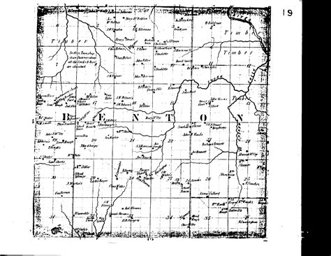 Keokuk County, Iowa 1861 Map, benton township