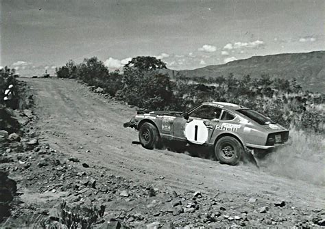 Datsun 240z East African Safari Rally 1973 Rally Racing, Rally Car, Rallye Automobile, Gilles ...