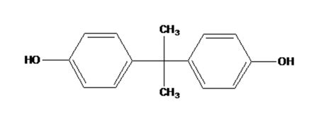 Molecular structure of BPA. | Download Scientific Diagram