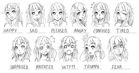 Midokos Expressions by Xunq on DeviantArt