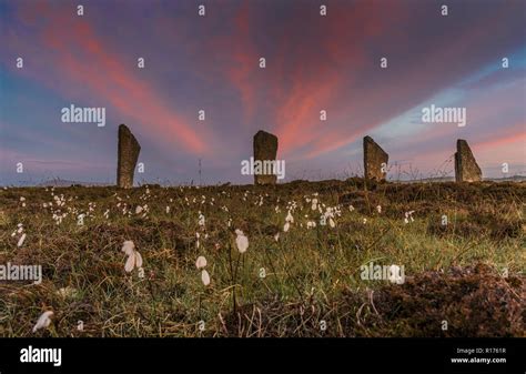 Ring of brodgar sunset hi-res stock photography and images - Alamy