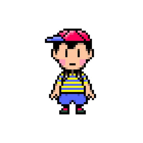 Ness Battle Sprite (OC) : earthbound