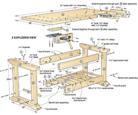 Woodwork Woodworking Bench Dimensions PDF Plans