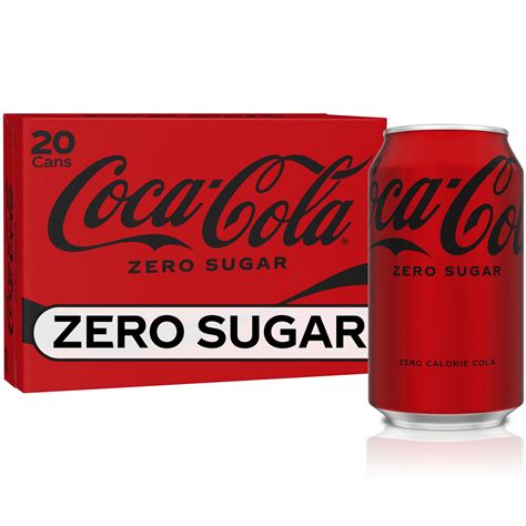 Coke Zero Sugar Diet Soda Soft Drink, 12 fl oz, 20 Pack - Walmart.com ...