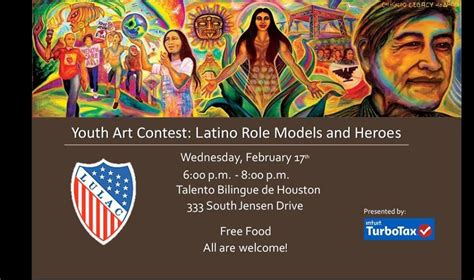 LULAC Youth Art Contest “Latino Role Models and Heroes” on Wednesday, February 17, 2016 ...