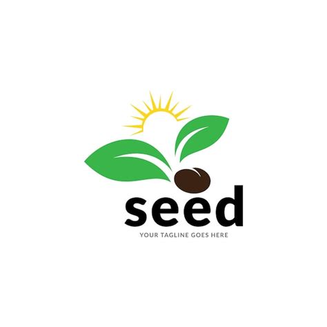Sprouting Seed Logo - Free Vectors & PSDs to Download