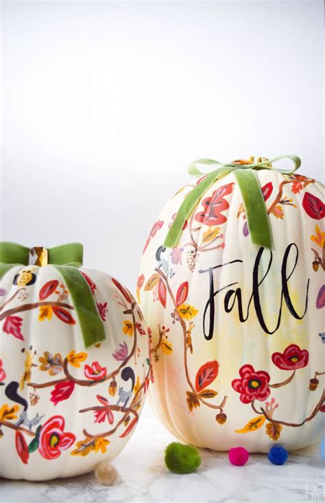 DIY Painted Fall Pumpkin - PMQ For Two