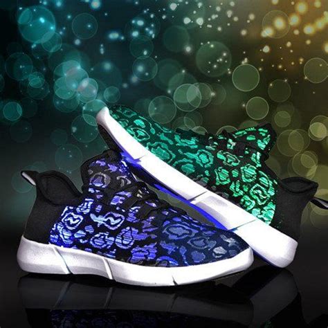 Women's luminous Sneakers Glowing Light Up Shoes for Adult LED White ...