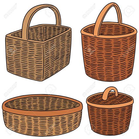 Wicker Basket Drawing at PaintingValley.com | Explore collection of ...