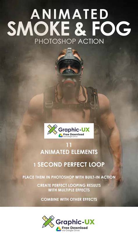 Animated Smoke & Fog Photoshop Action – GraphicUX