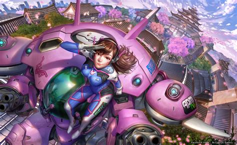 Dva Overwatch 4k Art Wallpaper,HD Games Wallpapers,4k Wallpapers,Images ...