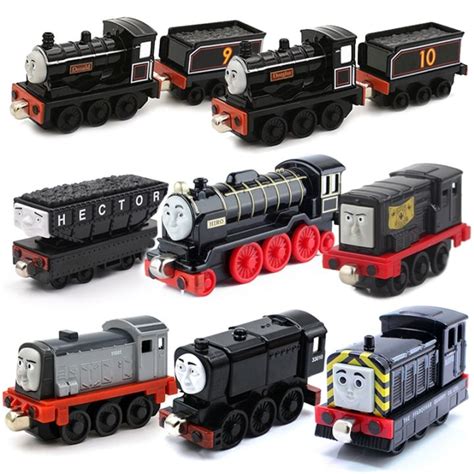 Genuine Thomas And Friends Black Trains Donald Douglass Brother Model Toy Kids Toys Boys 1:43 ...