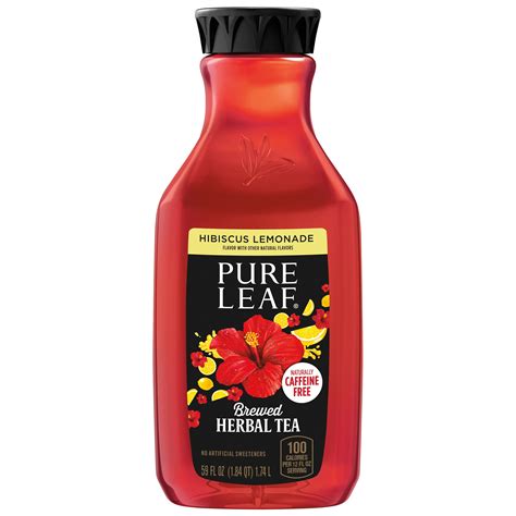 Pure Leaf Hibiscus Lemonade Tea - Shop Tea at H-E-B