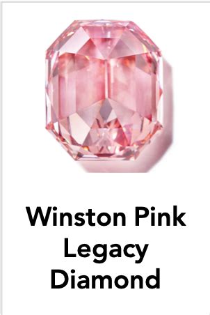 The Pink Legacy: A 19 carat Fancy Vivid Pink diamond | Pink diamond ...