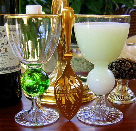 Absinthe Glass Sets With Spoons & Sugar | Green fairy absinthe, Glass ...