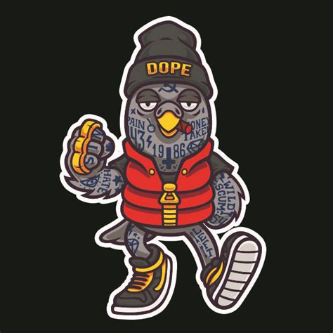 Design Story – Dope Birds (by Valery Matiukhin) DESIGN STORY:... | Illustration | Pinterest ...