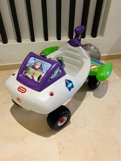 **RARE** Little Tikes Toy Story Buzz Lightyear Rocket Coupe, Hobbies ...