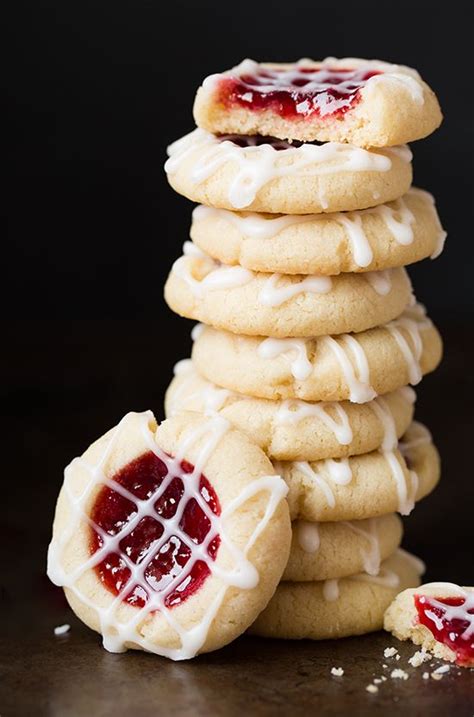 Raspberry Almond Shortbread Thumbprint Cookies | Cooking Classy Best ...