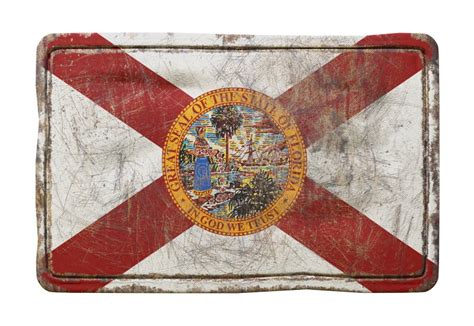 Old Florida State flag stock illustration. Illustration of federal ...