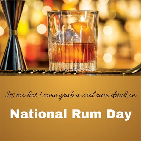 national rum day Template | PosterMyWall