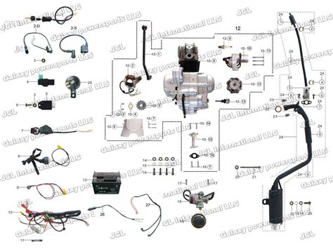 Chinese atv wiring harness diagram