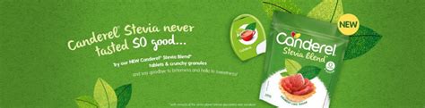 Canderel® Stevia Blend Tablets - Goodbye to Bitterness