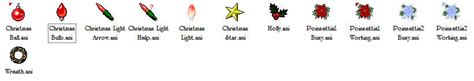 Christmas Cursors by shiftercat on DeviantArt