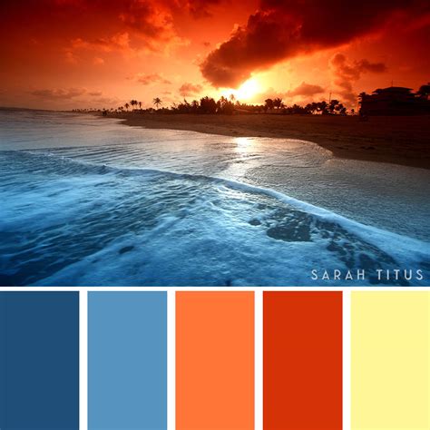 25 Ocean Inspired Color Palettes - Sarah Titus