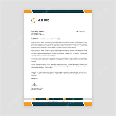 Letterhead Design Template Download on Pngtree