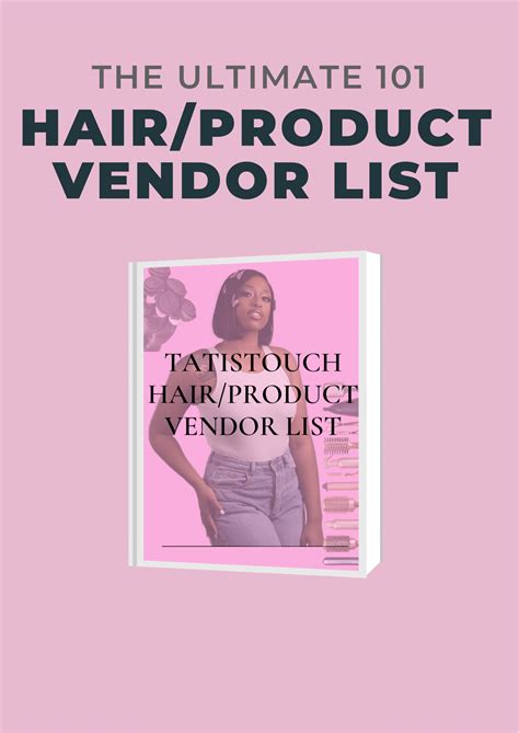 Hair/Products vendor list – TatistouchExperience
