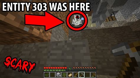 My Minecraft World was visited by Entity 303! (Scary Minecraft Video) - YouTube