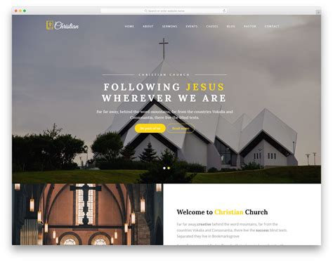 Christian - Best One-Page Church Website Template 2024 - Colorlib