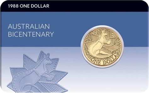 1988 $1 Australian Bicentenary UNC Coin - Town Hall Coins and Collectables