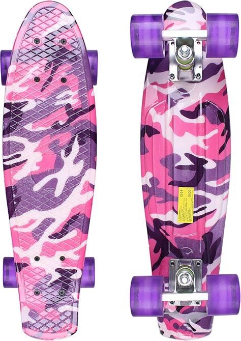 GORIFEI 22 Inch Beginner Skateboards for Kids Ages 6-12 Girls Boys ...